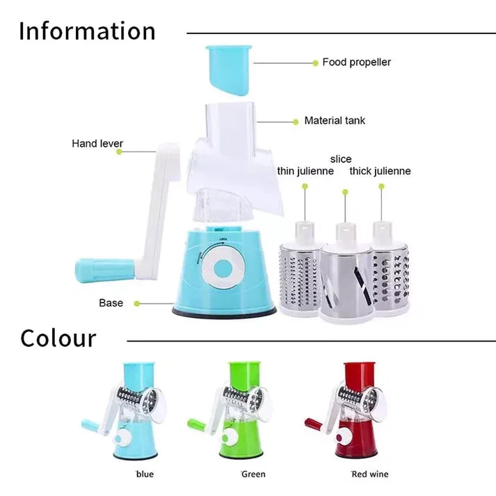 3 in 1 Vegetable Cutter & Slicer