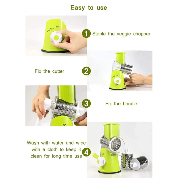 3 in 1 Vegetable Cutter & Slicer